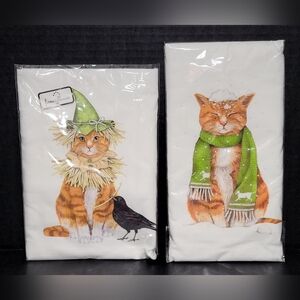 Lot Of 2 Fancyflours Kitchen Towels
